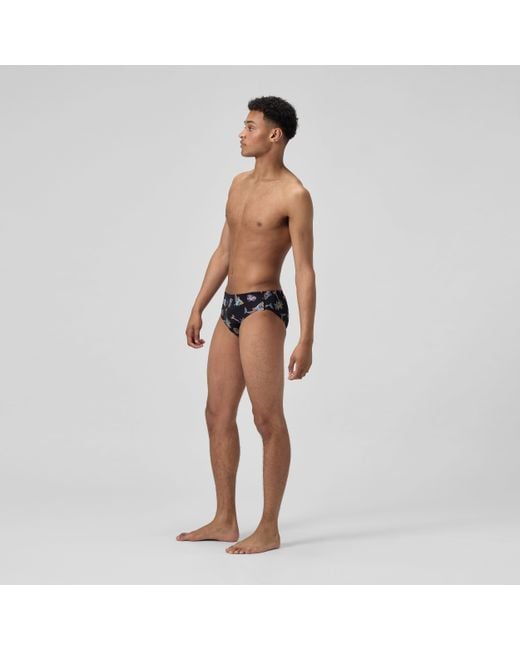 Speedo White Printed One Brief for men