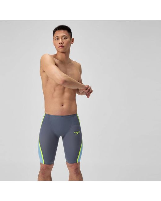 Speedo Blue Fastskin Lzr Pure Intent 2.0 High Waist Jammer for men
