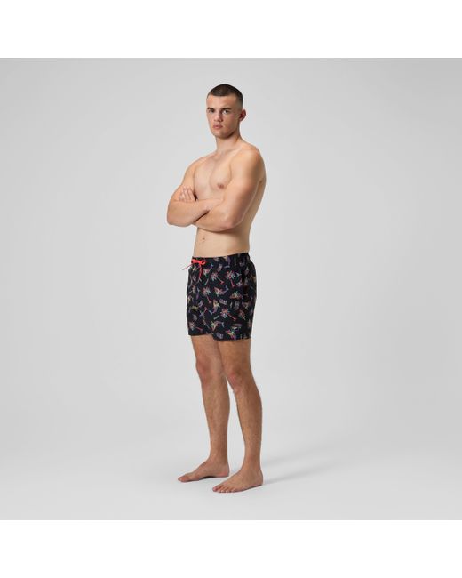 Speedo Multicolor Redondo Edge Printed Swim Shorts for men