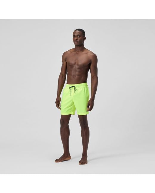 Speedo Green Classic Solid Rondo Edge Volley Swim Shorts for men