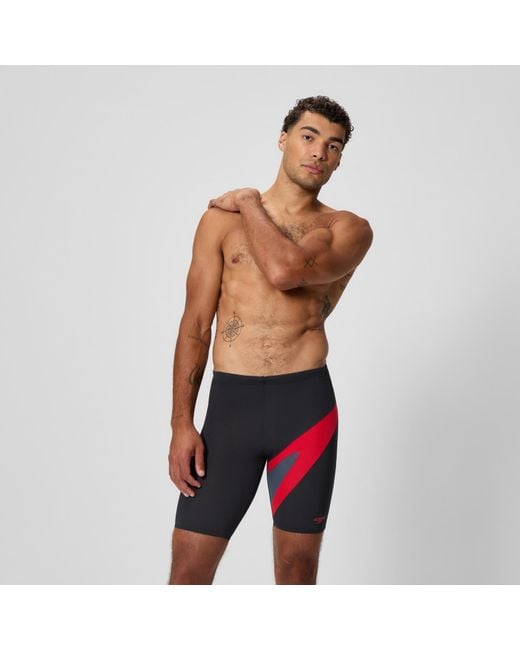 Speedo_US Red Hyperboom Jammer for men