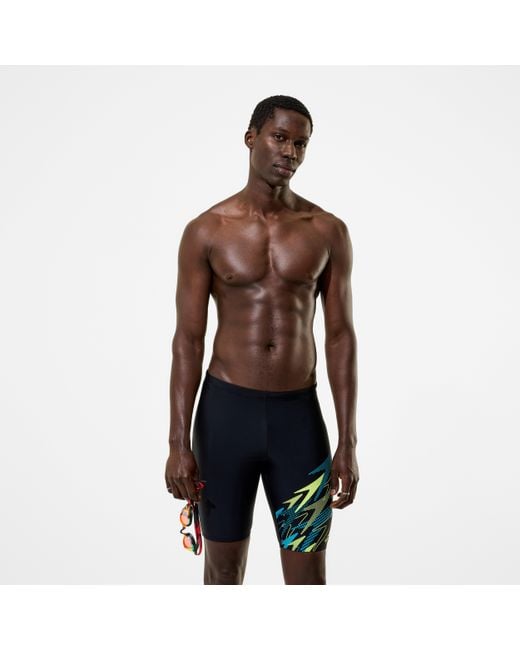 Speedo Brown Medley Logo Jammer for men