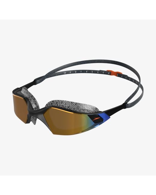 Speedo Blue Adult Aquapulse Pro Mirror Goggle