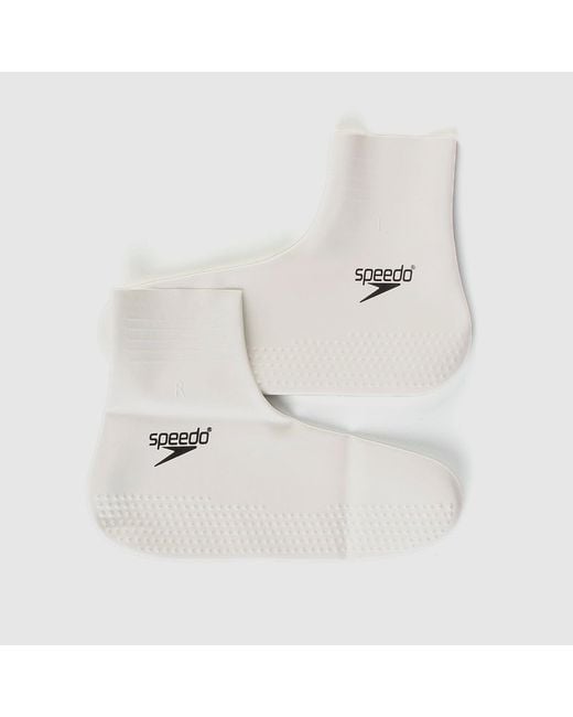 Speedo White Latex Sock