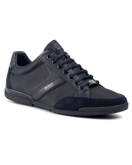 hugo boss saturn trainers blue