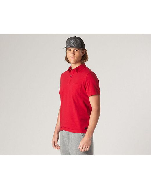 Polo Shirt in Red for Men - Lyst