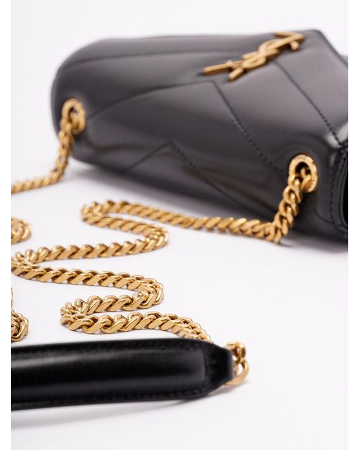 Saint Laurent Black 'Loulou' Mini Bag