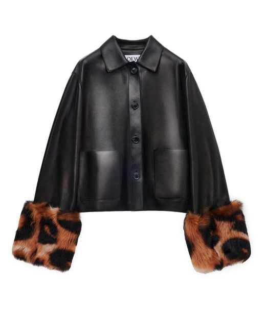 Loewe Black Turn-Up Jacket