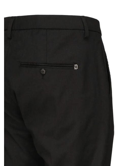 Dondup Black 'Gaubert' Pants for men