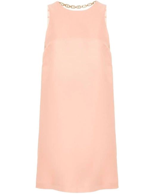 Twin Set Pink Straight Short Dress
