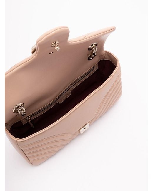 Gucci Pink 'Gg Marmont' Medium Shoulder Bag