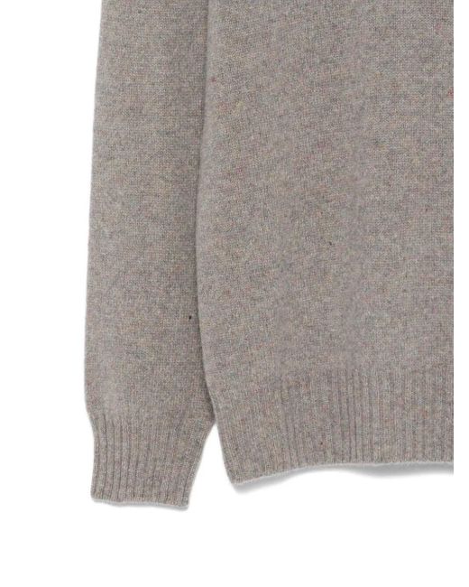 Altea Gray Long Sleeve Turtle-Neck Sweater for men