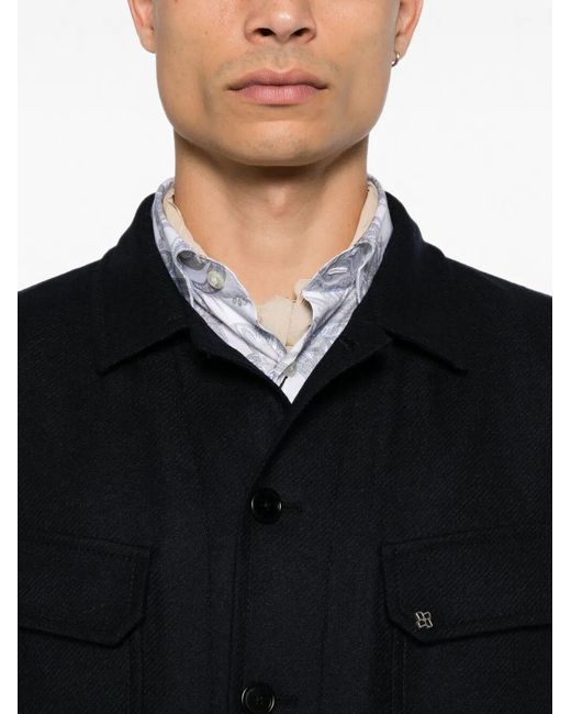 Tagliatore Black 'Tempest' Jacket for men