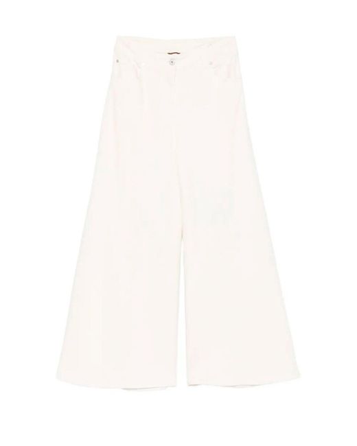 Brunello Cucinelli White Dyed Pants