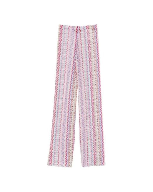 Missoni Pink Zigzag Trousers