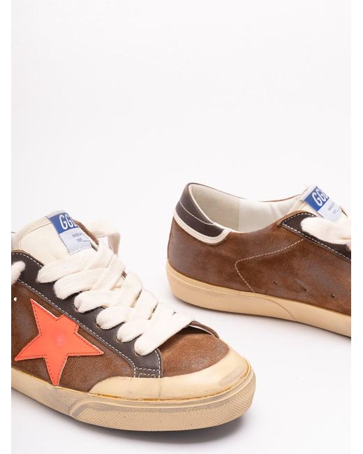 Golden Goose Deluxe Brand Pink 'Super-Star' Sneakers for men