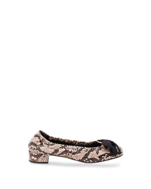 Prada White Ayers Ballerinas