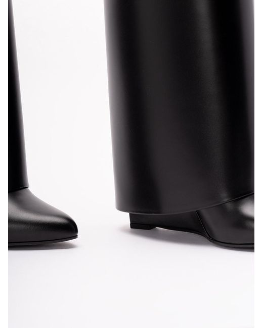 Givenchy Black 'Shark Pinch' High Boots