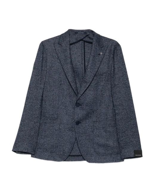 Tagliatore Blue 'Montecarlo' Blazer for men