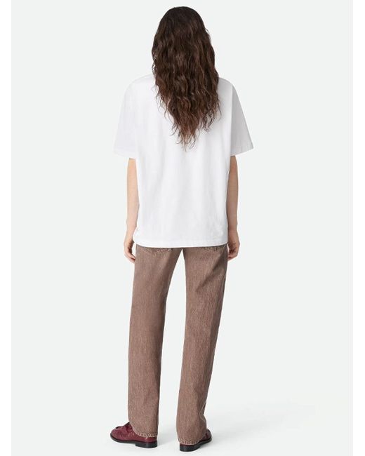 Denim Pants di Bottega Veneta in Brown