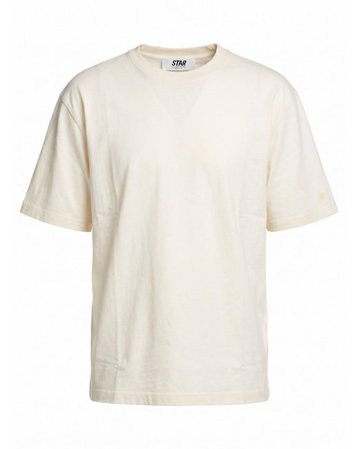 Golden Goose Deluxe Brand White Relaxed Fit T-Shirt for men