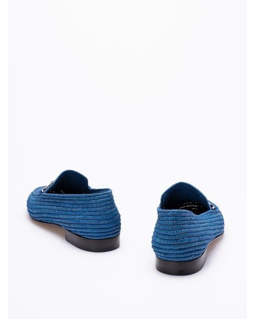 `Agadir` Loafers di Edhen Milano in Blue da Uomo
