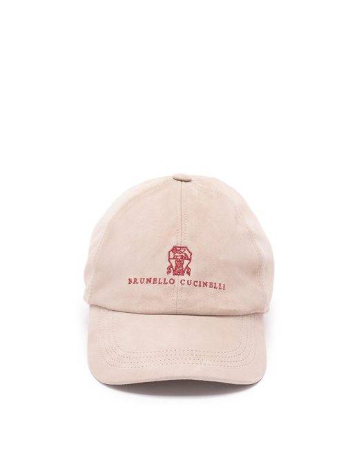 Brunello Cucinelli Pink Baseball Cap for men