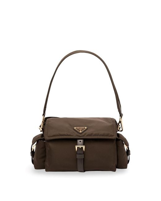 Prada Metallic Explore Medium Re-Nylon Bag