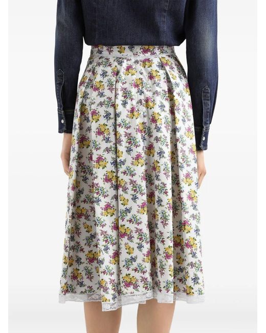 Dolce & Gabbana White Skirt