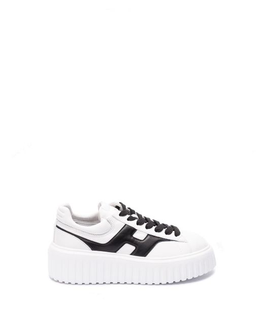 Hogan White `h-stripes` Sneakers