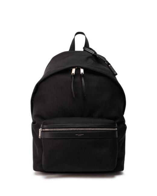 Saint Laurent Black `city` Backpack for men