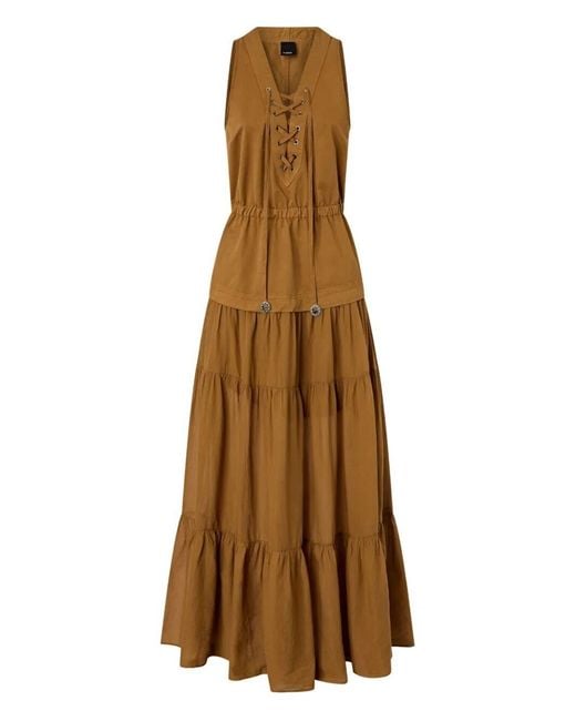 Pinko Natural Maxi Dresses