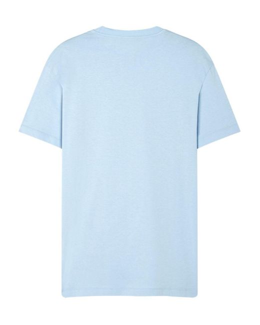 | T-shirt in cotone con stampa medusa | male | BLU | L di Versace in Blue da Uomo