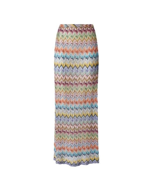 Missoni White Long Skirt