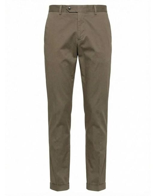 Barba Napoli Gray Chino Pants for men