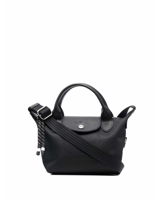 Longchamp Black 'Le Pliage Energy' Extra Small Handbag
