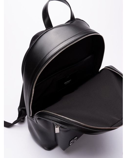 Off-White c/o Virgil Abloh Black Off `Varsity` Backpack for men
