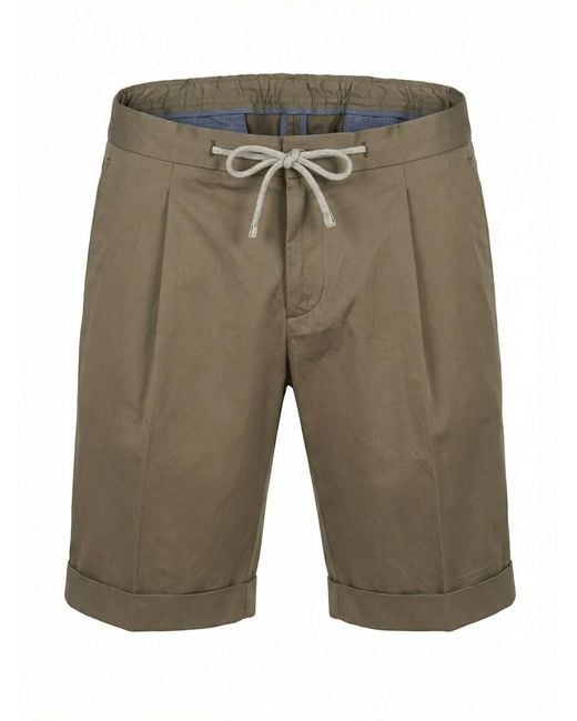 Barba Napoli Gray Chino Bermuda for men