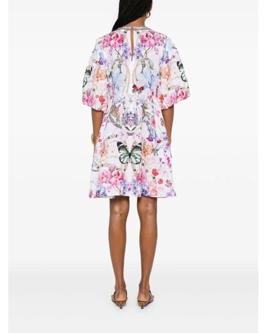 Camilla White Monserrate Magic Mini Dress