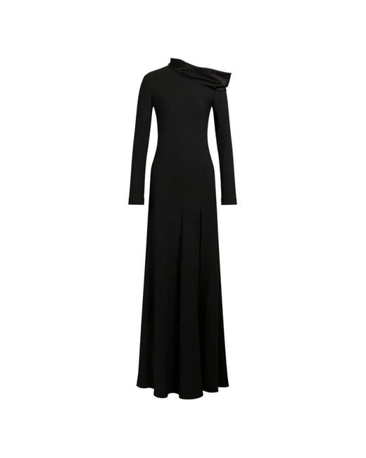 Alberta Ferretti Black Evening Dress