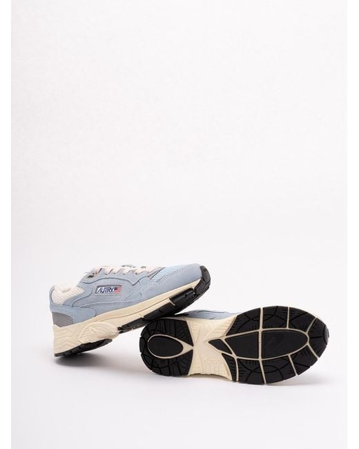 Autry White 'Hyperway Low' Sneakers