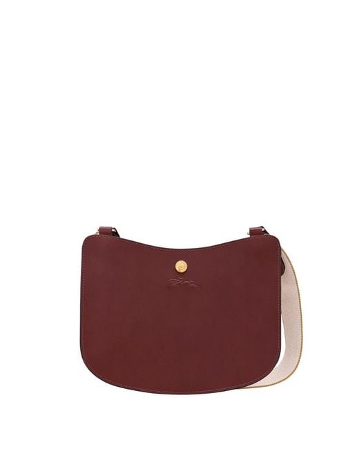 Longchamp Purple 'Epure Timeless' Small Crossbody Bag