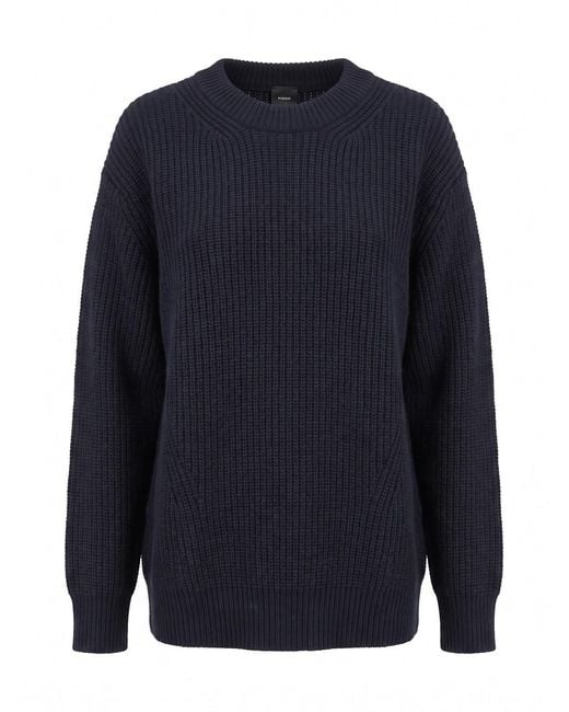 Pinko Blue Gracidio Round Neck Sweater