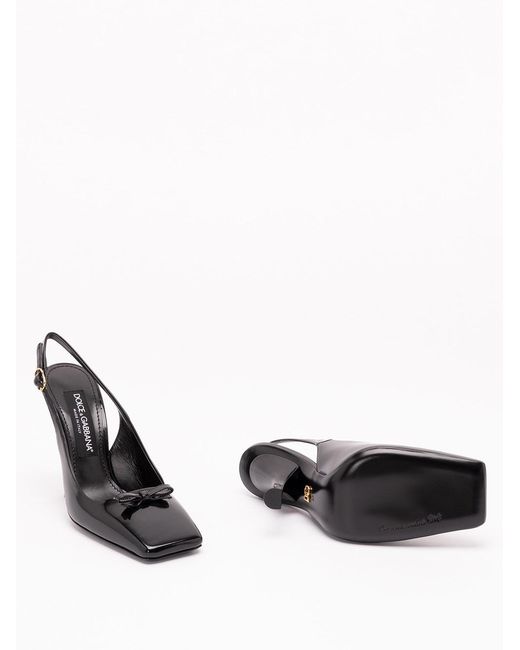 Dolce & Gabbana Black Slingback