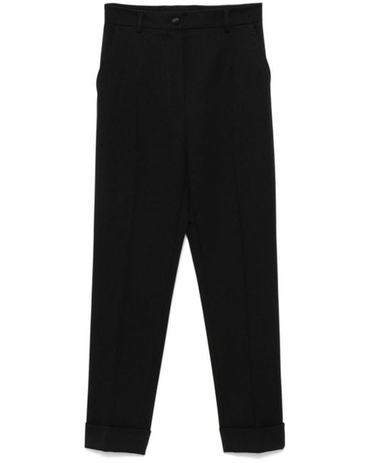 Dolce & Gabbana Black Wool Trousers