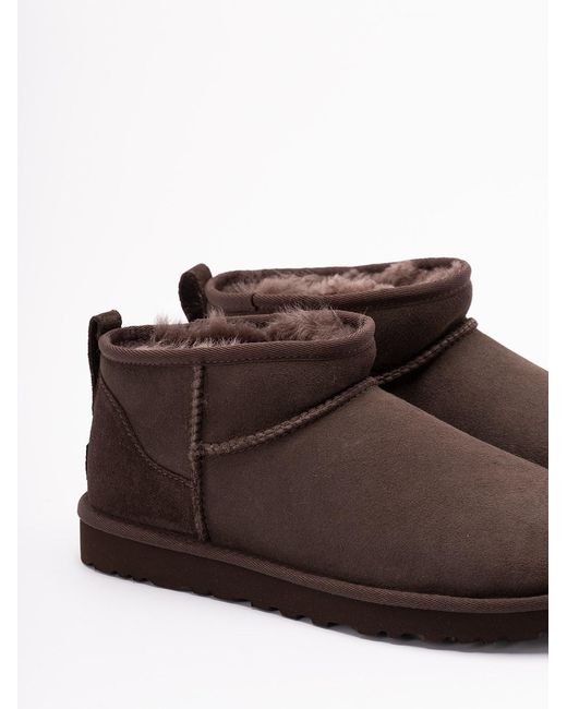 Ugg Brown Classic Ultra Mini Boots for men