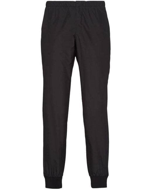 Prada Black Silk Pants Clothing for men