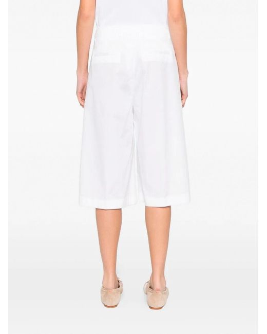 Berwich White Shorts
