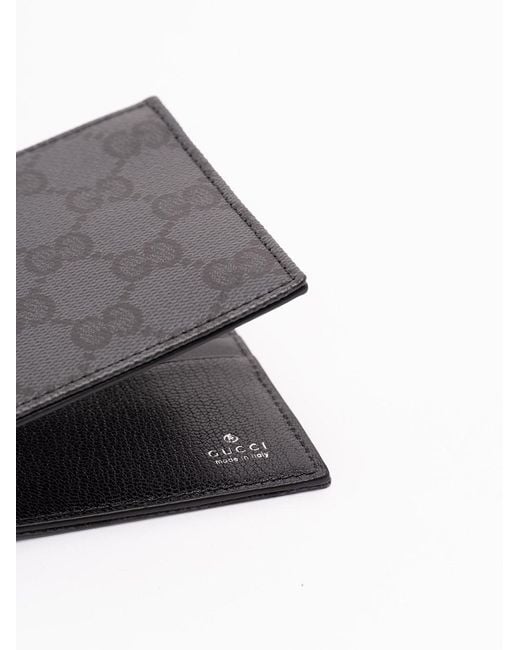 Gucci Gray 'Gg Core' Wallet for men