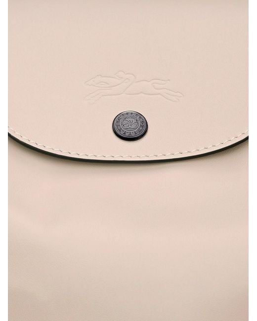 Longchamp White 'Le Pliage Xtra' Medium Shoulder Bag